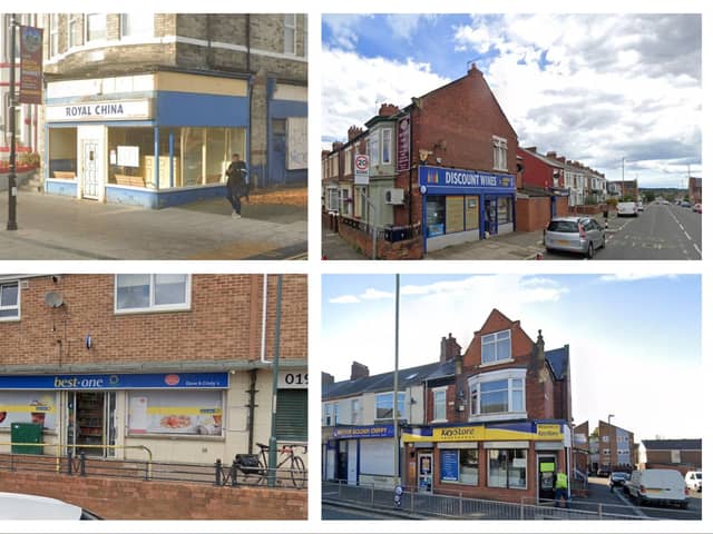 These are some of the sites in South Tyneside with one and two star hygiene ratings.