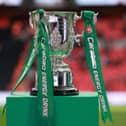 The Carabao Cup trophy. 