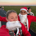 Believe to Run, a South Shields-based running club, have taken part in a Christmas run for charity.