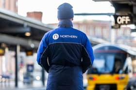 Northern member of staff on a platform