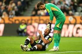 Joelinton went off with an injury during Newcastle United’s 3-1 win over Brentford. 