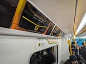 Inside the new rolling stock on the Tyne and Wear Metro