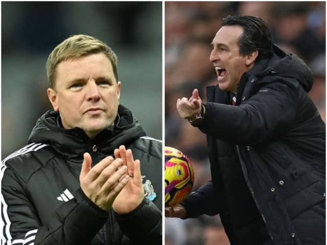 Eddie Howe and Unai Emery