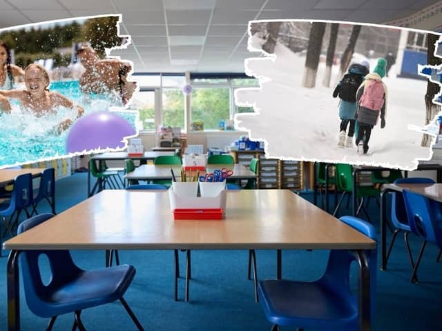 English schoolchildren have plenty of holidays to look forwards to throughout the year