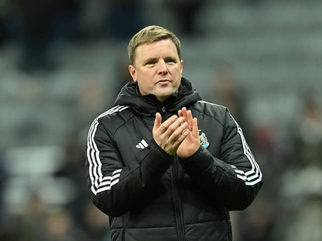 Newcastle United head coach Eddie Howe