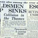 The Shields Gazette report on the steamer drama in the River Thames.