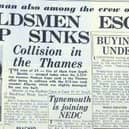 The Shields Gazette report on the steamer drama in the River Thames.