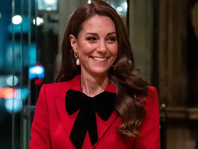 The Princess of Wales arrives for the Together At Christmas carol service at Westminster Abbey in London