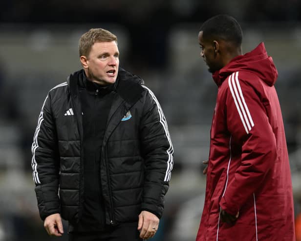 Eddie Howe and Alexander Isak