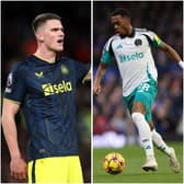 Sven Botman and Joe Willock could both feature against Aston Villa on Boxing Day