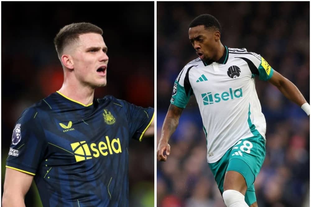 Sven Botman and Joe Willock could both feature against Aston Villa on Boxing Day
