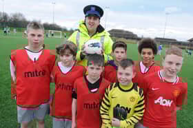 Let's hear it for this police officer who ran a football tournament over the Christmas holidays at Hebburn Comprehensive School in 2012.