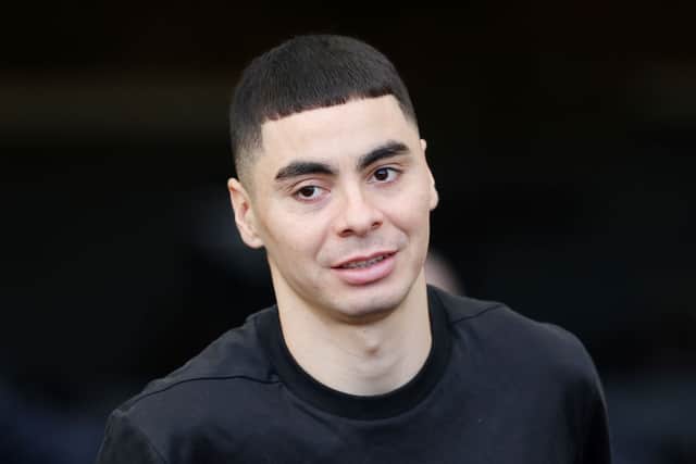 Miguel Almiron has made just one Premier League start this season. 