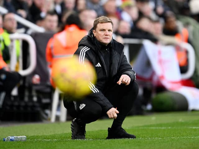 Newcastle United head coach Eddie Howe