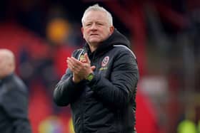 Sheffield United boss Chris Wilder