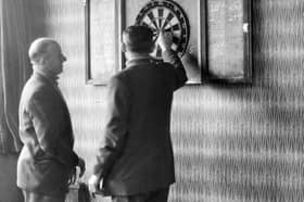 Back to 1963 and the games room at the Cleadon and District Working Mens Social Club.
