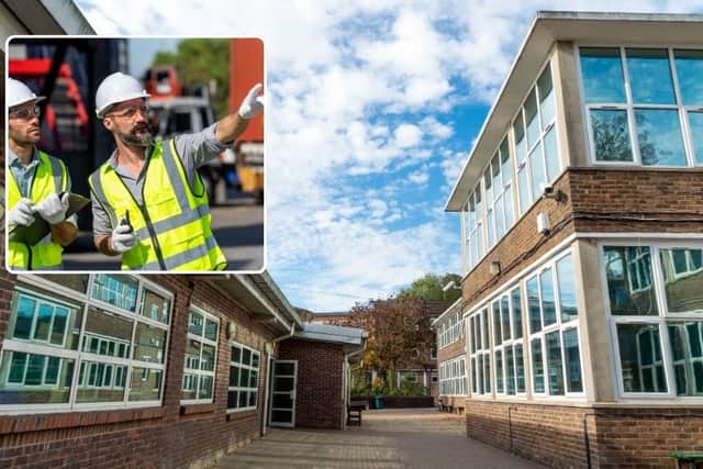 Some older school buildings may pose a safety risk