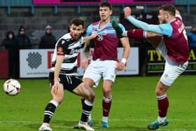 Action from South Shields 0-1 Darlington (photo Kevin Wilson)