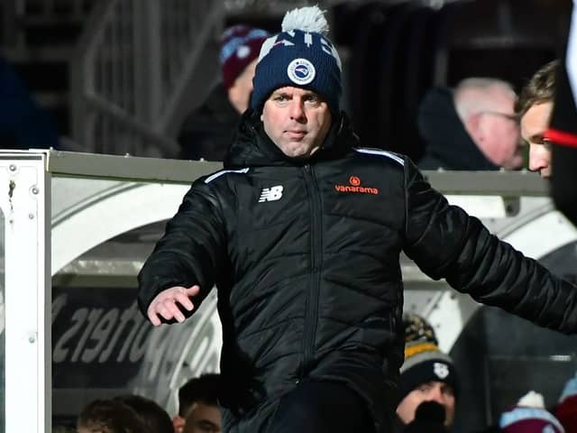 South Shields manager Elliott Dickman (photo Kevin Wilson)