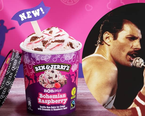 Ben & Jerry's has launched a new flavour which will honour rock music legend Freddie Mercury (Photo: Hope & Glory/Getty)