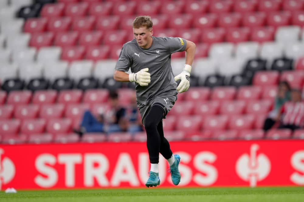 Antonin Kinsky of SK Slavia Praha. Spurs are reportedly set to sign him ahead of their clash with Newcastle United.