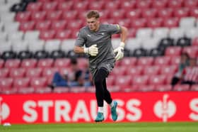 Antonin Kinsky of SK Slavia Praha. Spurs are reportedly set to sign him ahead of their clash with Newcastle United.