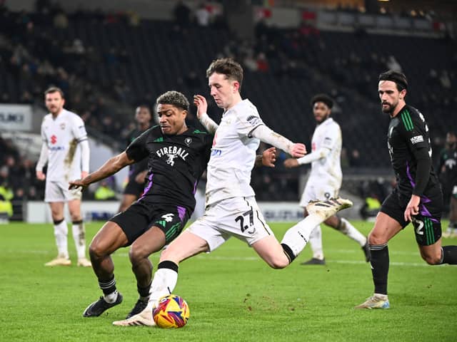 Joe White has been in fine form for MK Dons. 