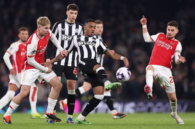 Newcastle United midfielder Joe Willock. Willock netted against Arsenal in February.