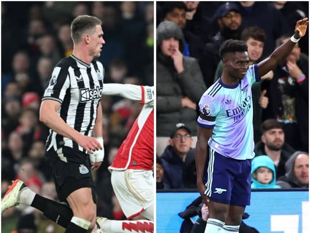 Sven Botman is a doubt for Newcastle United's clash with Arsenal. Bukayo Saka will miss out.