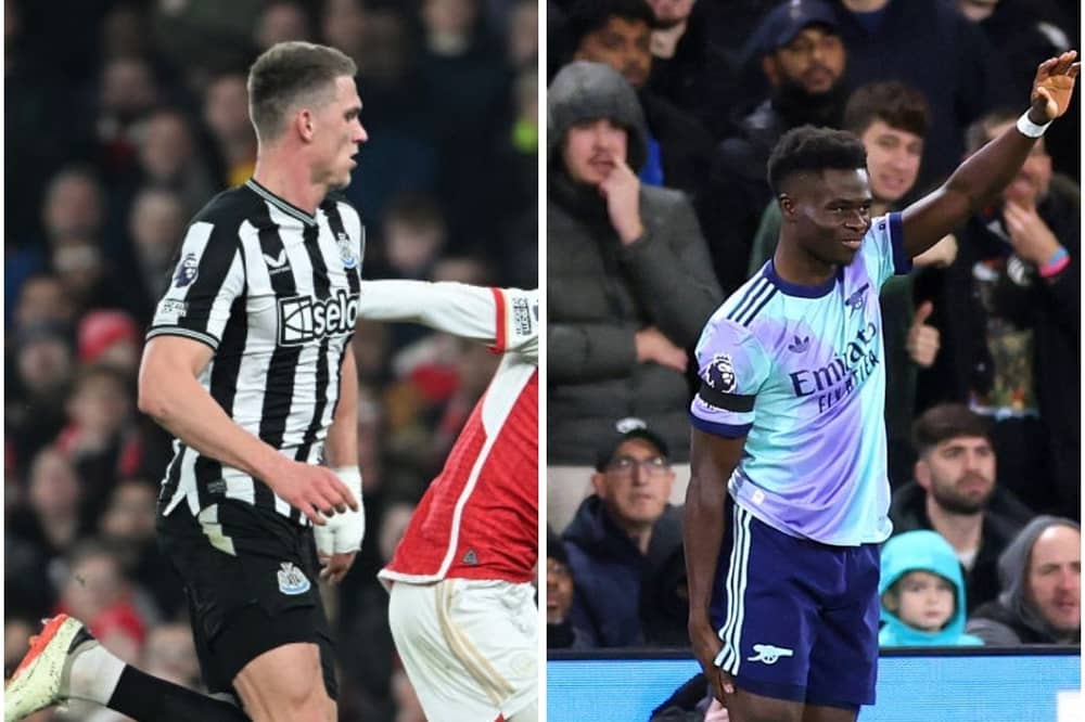 Sven Botman is a doubt for Newcastle United's clash with Arsenal. Bukayo Saka will miss out.