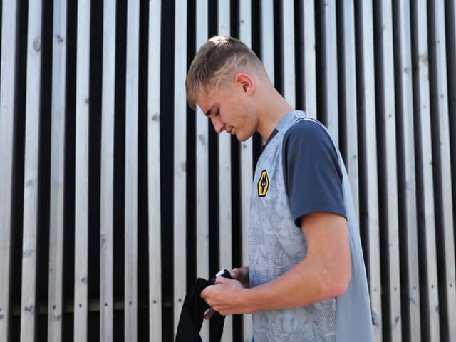 Kyle Fitzgerald is set to join Newcastle United from Galway United. (Photo by Cameron Smith - WWFC/Wolves via Getty Images)