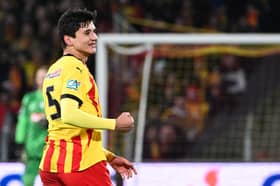 Lens defender Abdukodir Khusanov. Newcastle United are reportedly interested in signing him this month, but financial rules may prevent a move
