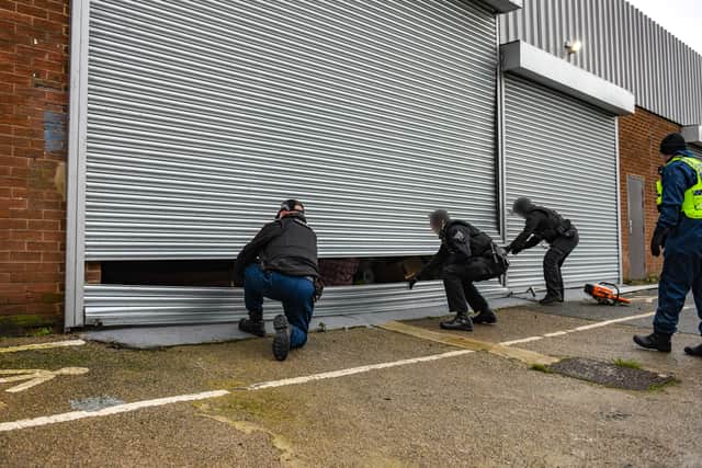 Police carried out the raid on Monday morning (January 6).