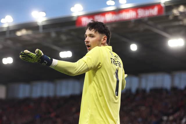 James Trafford in action for Burnley. 