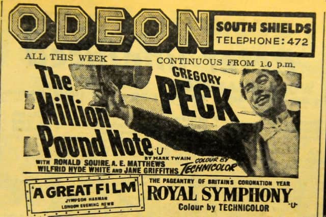 Gregory Peck was the star attraction at The Odeon in 1954.