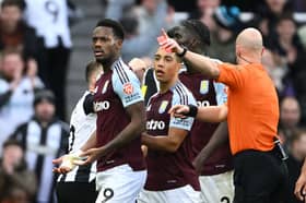 Jhon Duran was sent off during Aston Villa's defeat against Newcastle United. The Premier League have since released footage of the incident
