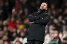 Arsenal manager Mikel Arteta. Newcastle United defeated the Gunners 2-0 in the first-leg of their Carabao Cup semi-final on Tuesday night.