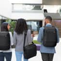 The Dell EcoLoop Premier Backpack 14-16, right, has a host of features for those who travel tech heavy.