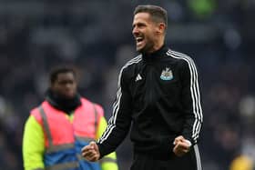 Newcastle United's assistant coach Jason Tindall. (Photo by ADRIAN DENNIS/AFP via Getty Images)