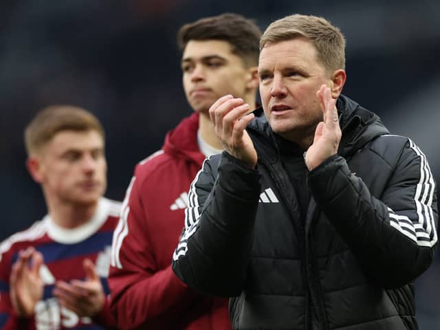Newcastle United head coach Eddie Howe. 