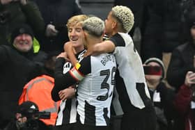 Anthony Gordon scored for Newcastle United against Bromley.