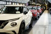 The production line at Nissan Sunderland.