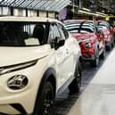 The production line at Nissan Sunderland.