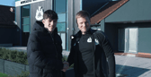 Vaktang Salia will officially join Newcastle United in August. (Photo credit: NUFCTV)