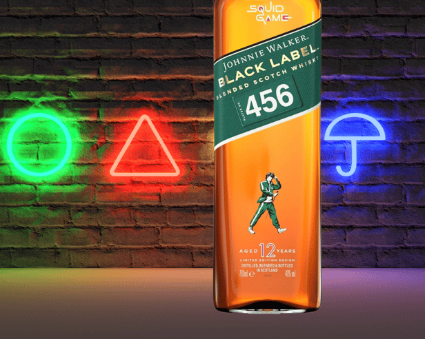 The special edition Squid Game whisky from Johnnie Walker