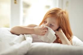 Viral infections like the flu are very common in children. 