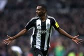 Alexander Isak of Newcastle United celebrates. (Photo by Naomi Baker/Getty Images).