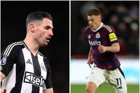 Fabian Schar and Harvey Barnes. Barnes is set to spend a month on the sidelines whilst Schar missed Newcastle United's win over Wolves due to illness.