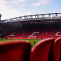 A general view of Anfield, home of Liverpool Football Club. 