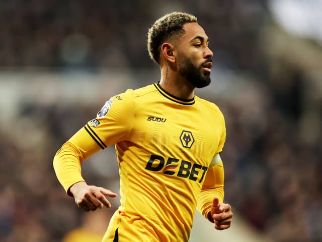 Matheus Cunha in action for Wolves against Newcastle United. 